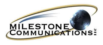 Logo for Milestone Communications LLC.